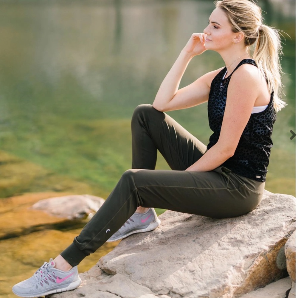 Zyia Active Olive Green Ascend Jogger Pants XXL
